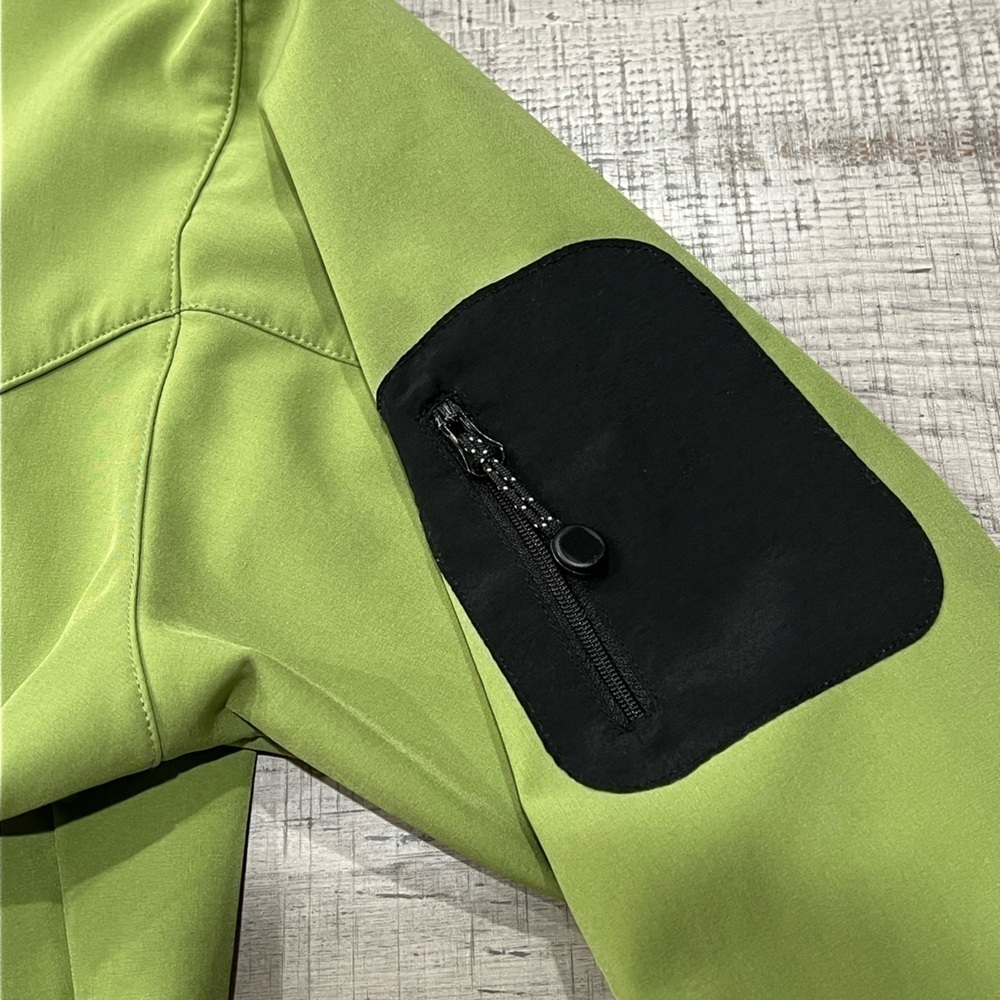 Black Diamond Green Fleece Lined Weatherproof Jacket Women's Size Large - Picture 12 of 12
